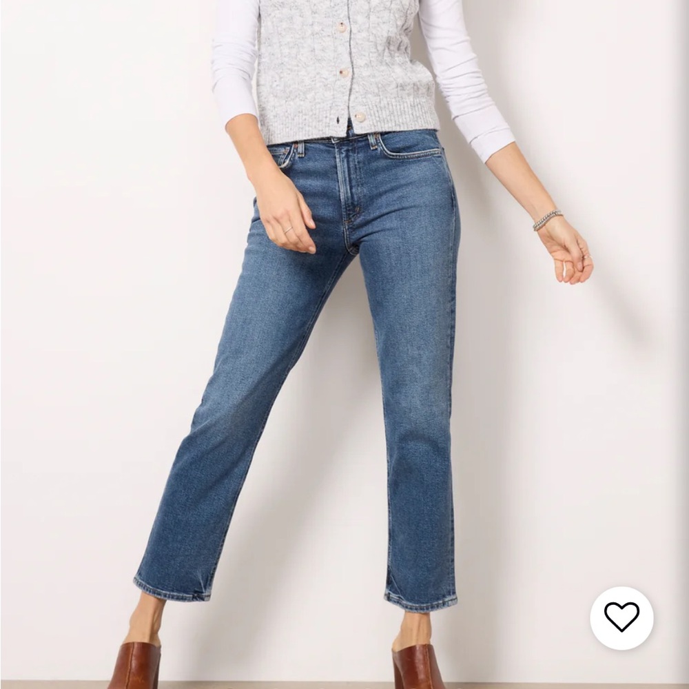 Agolde Classic Blue Straight Leg Jeans- Kye